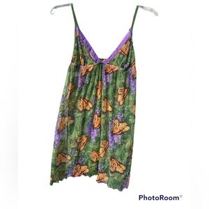 BABY DOLL VINTAGE SHEER CAMISOLE SZ L